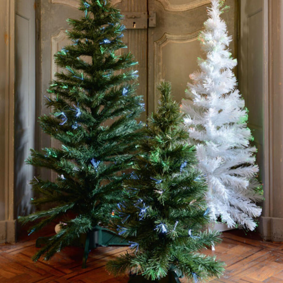 Sapin de Noel avec guirlandes multicolores intégrées