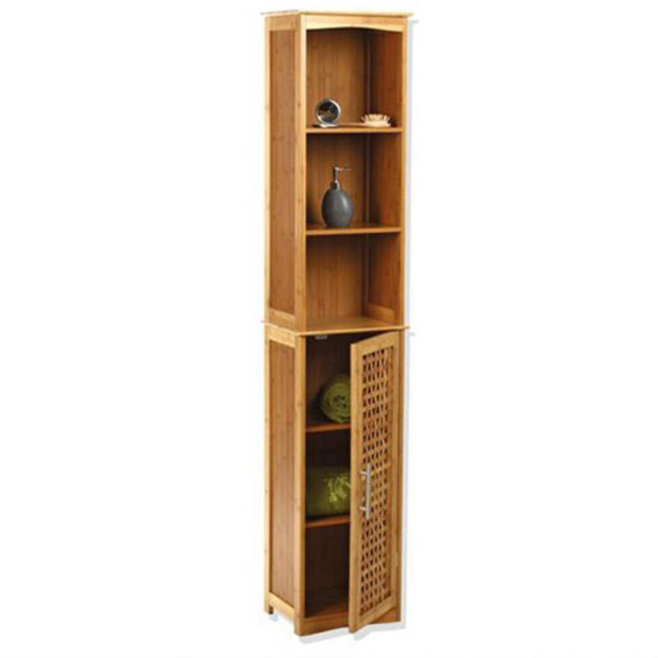 meuble de salle de bain colonne en bois