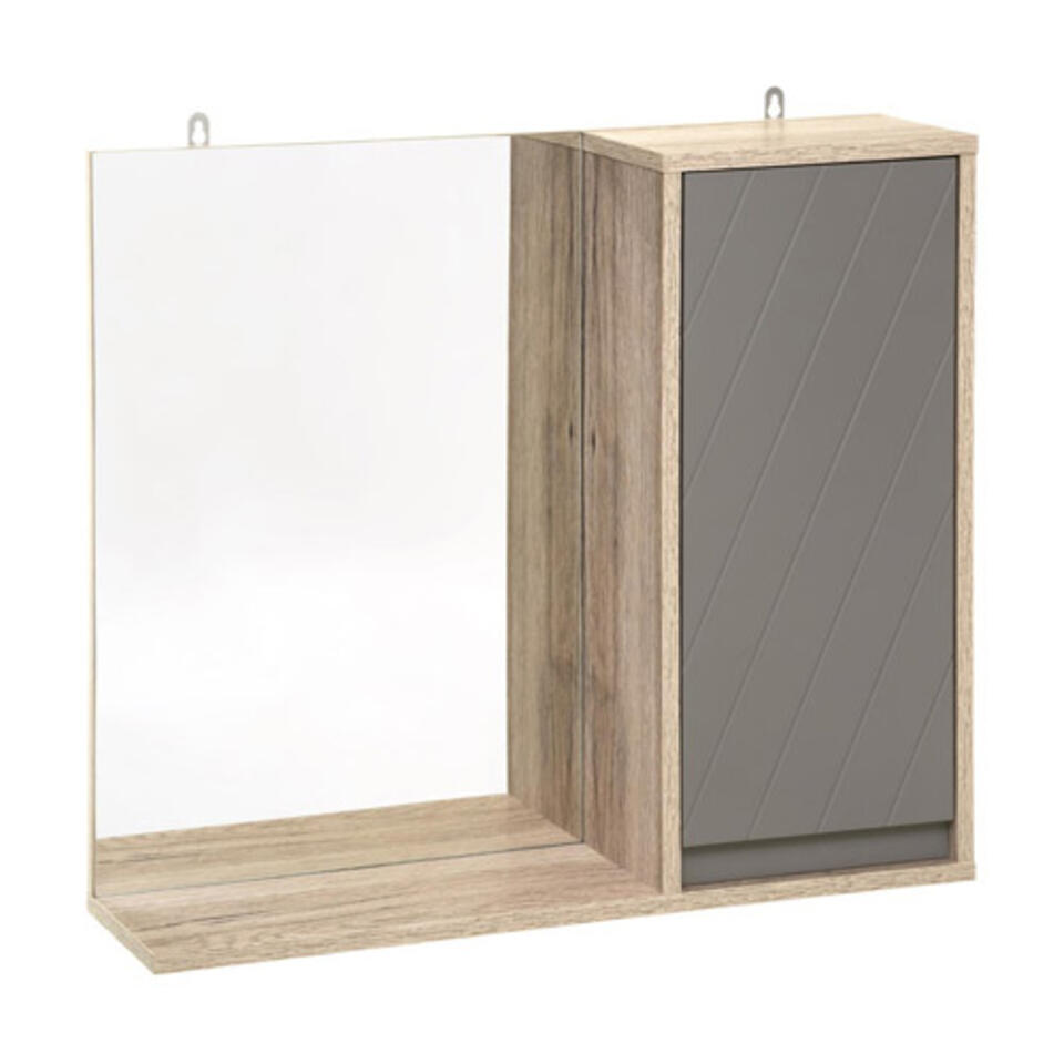 meuble de rangement avec miroir pour salle de bain