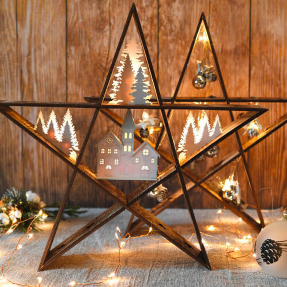étoile lumineuse de Noel