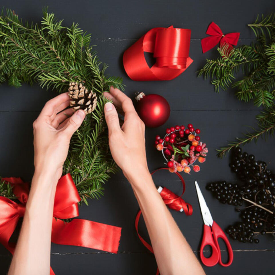 couronne de noel à faire soi-même