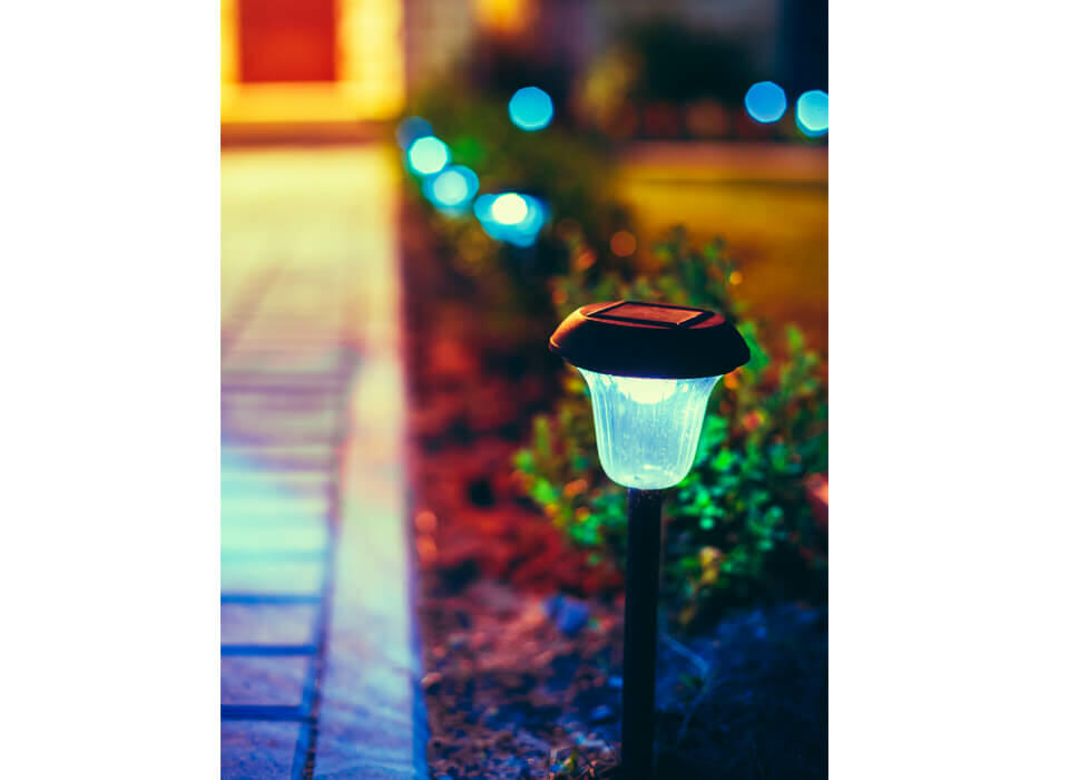 borne lumineuse exterieur design