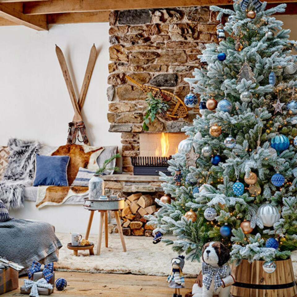 décoration de noel chalet