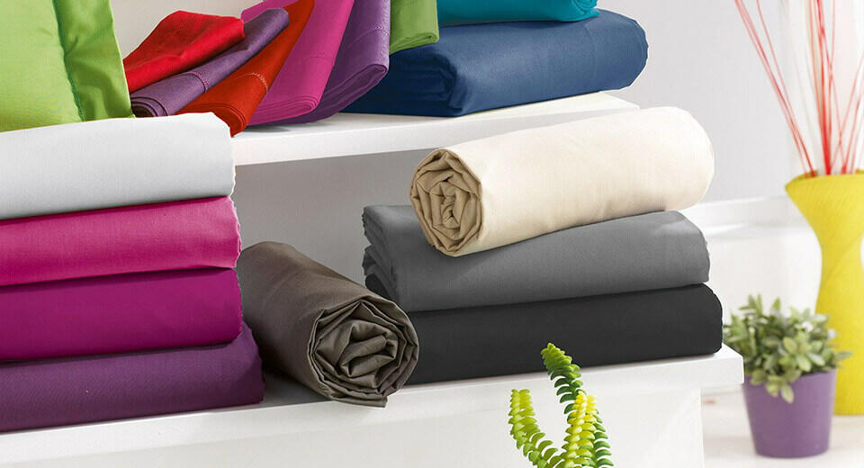 draps plat colorés