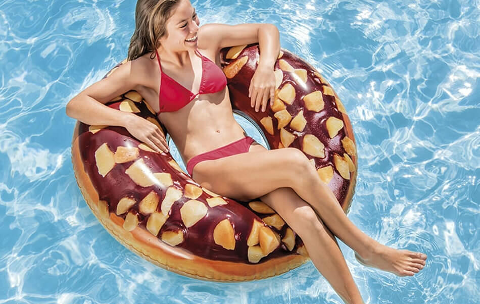 Bouée gonflable donuts