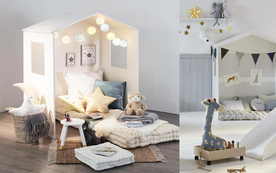 cabane blanche pour enfant