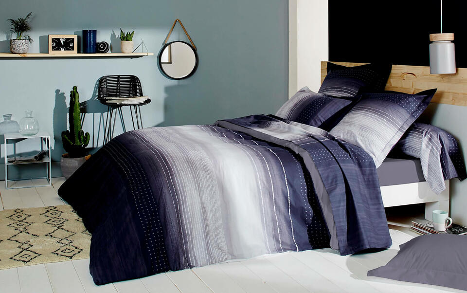 chambre déco bleu