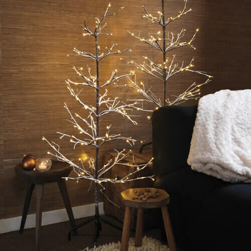 arbre de noel lumineux blanc chaud