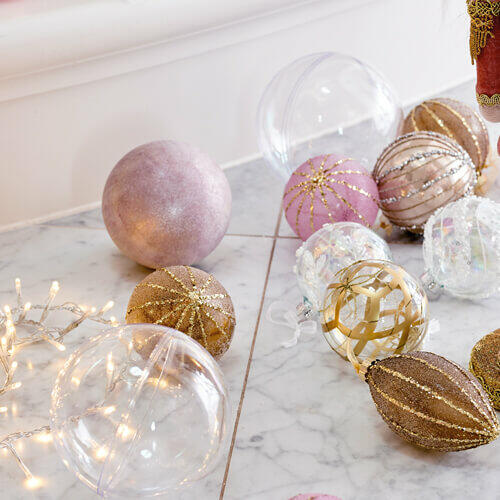 boule de noel transparente