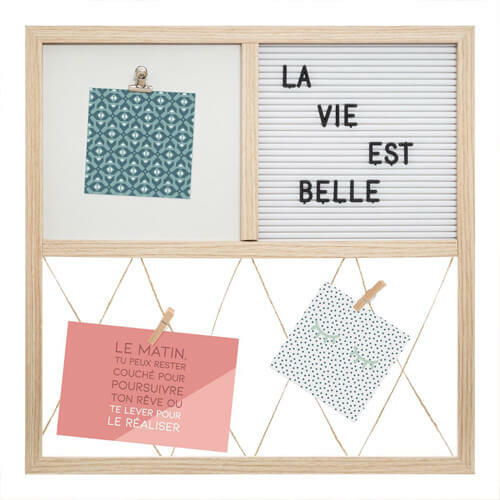 pèle mêle en bois