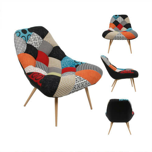 fauteuil patchwork