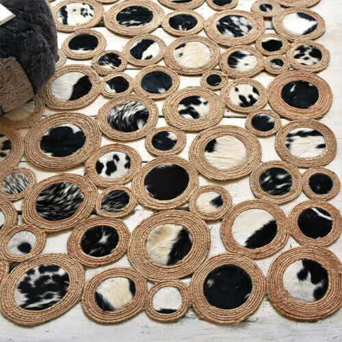 tapis peau de vache