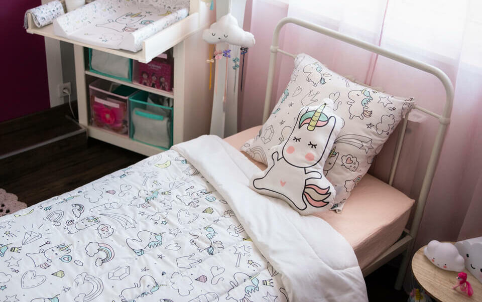 housse de couette licorne pour enfant