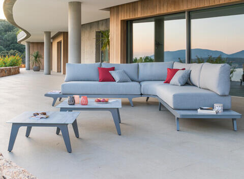 salon de jardin en aluminium