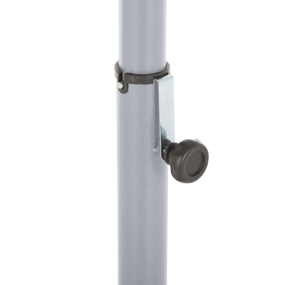 Parasol déporté carré Janeiro (L 2,5 x l 2,5 m) - Bleu canard 7