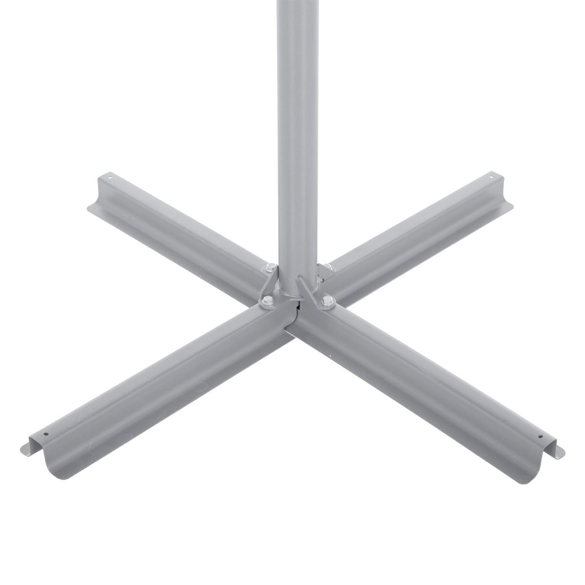 Parasol déporté carré Janeiro (L 2,5 x l 2,5 m) - Bleu canard 8