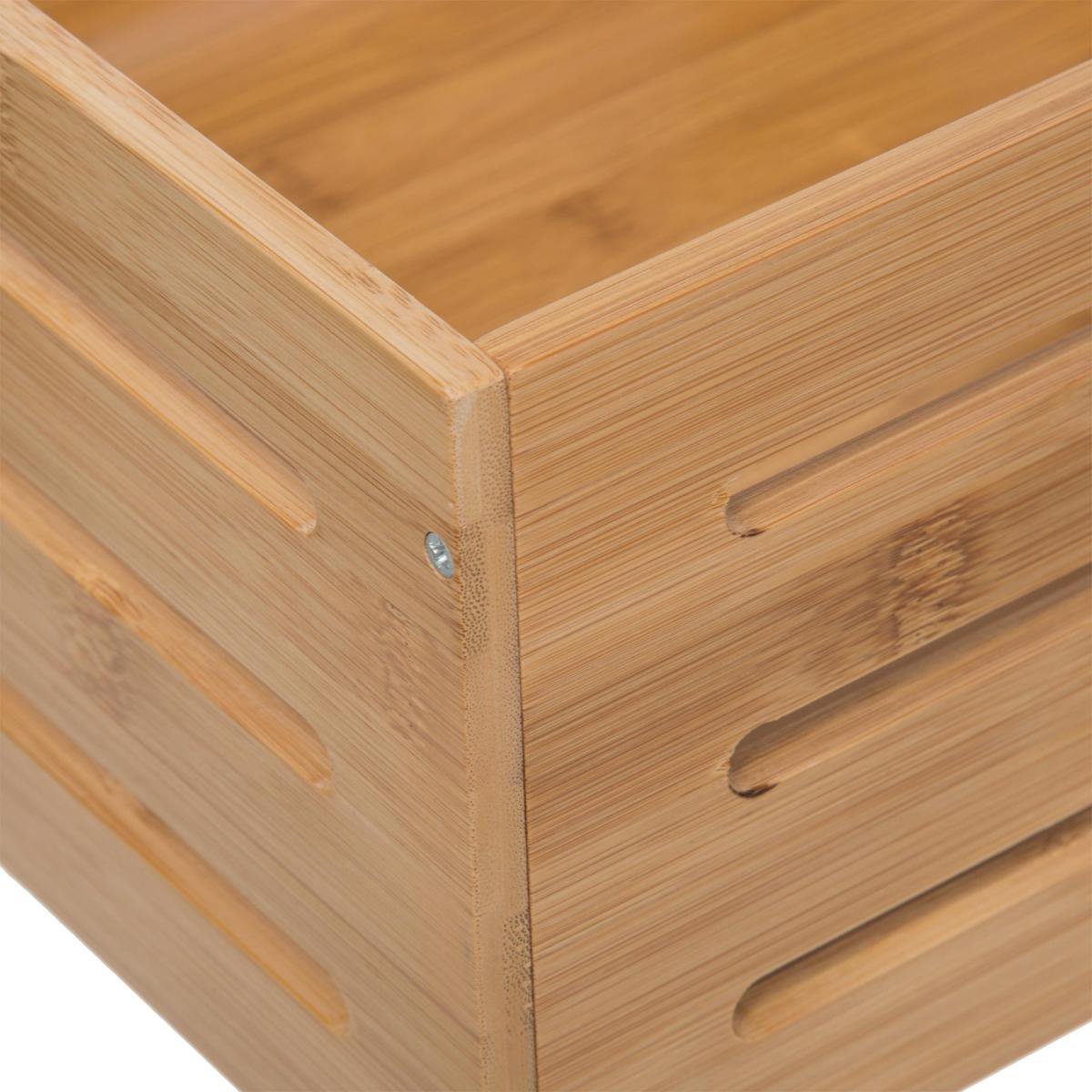 Panier de rangement moyen modèle Siao Marron naturel 2