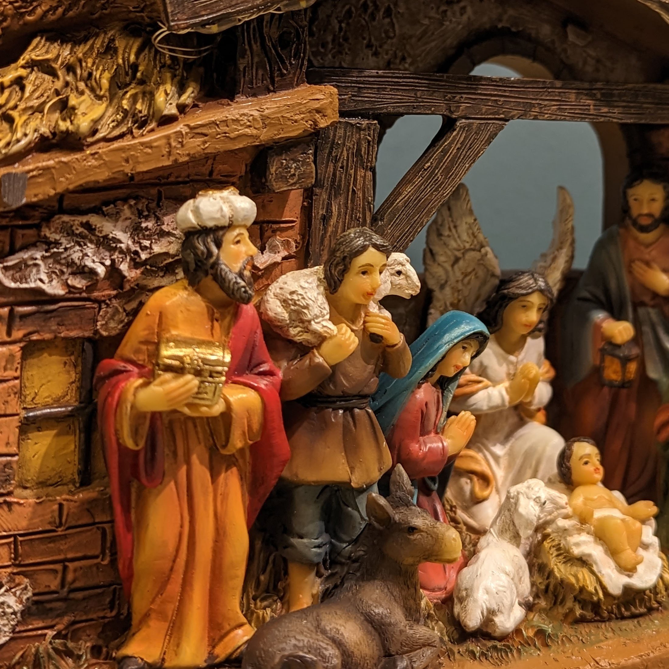 Crèche de Noël complète Sainte-Julia