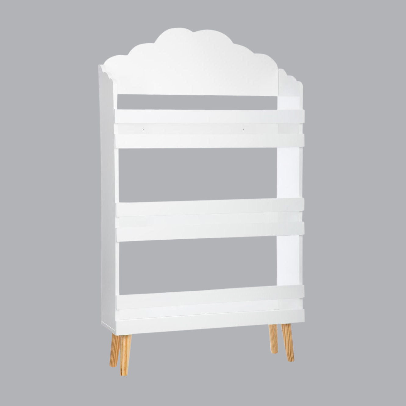 Bibliothèque enfant Nuage Blanche 3