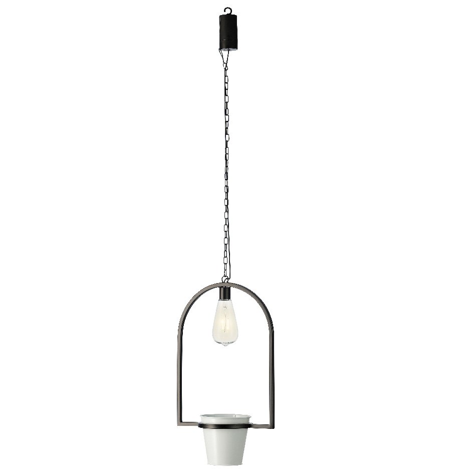 Cache-pot à LED Melya Blanc 2