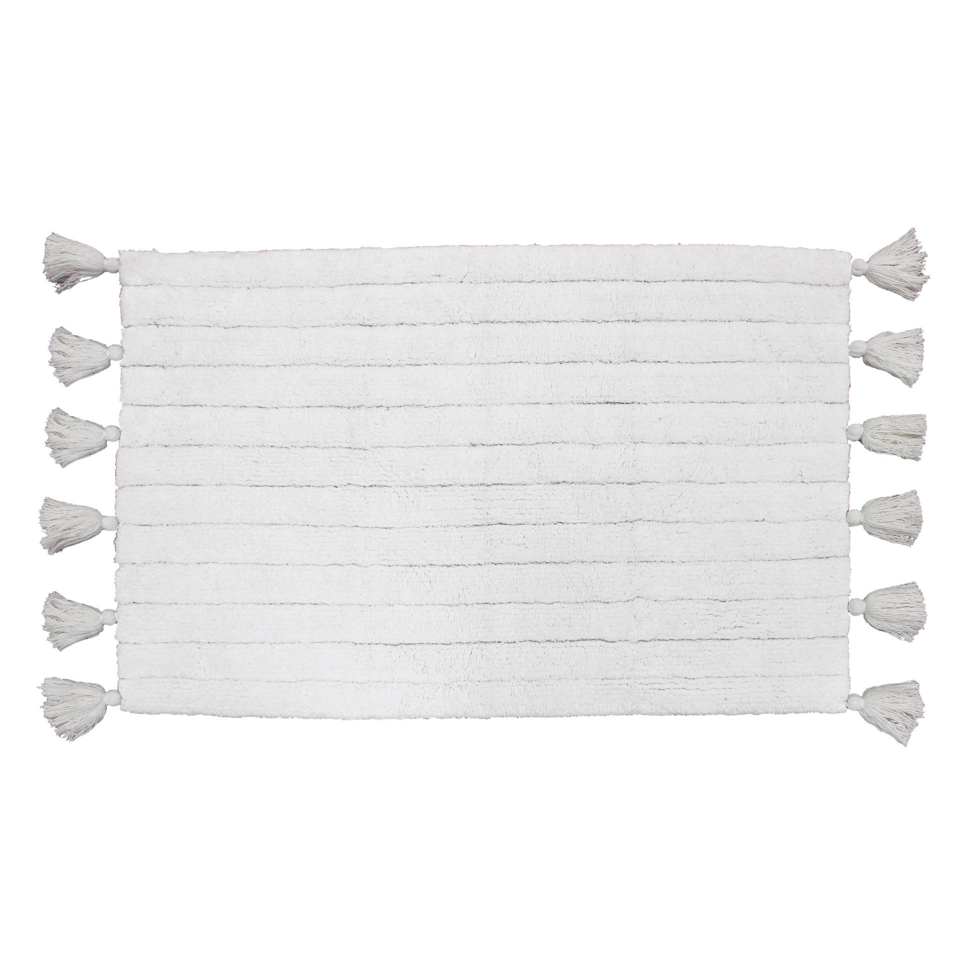 Tapis de bain (80 cm) Minatis Blanc 3