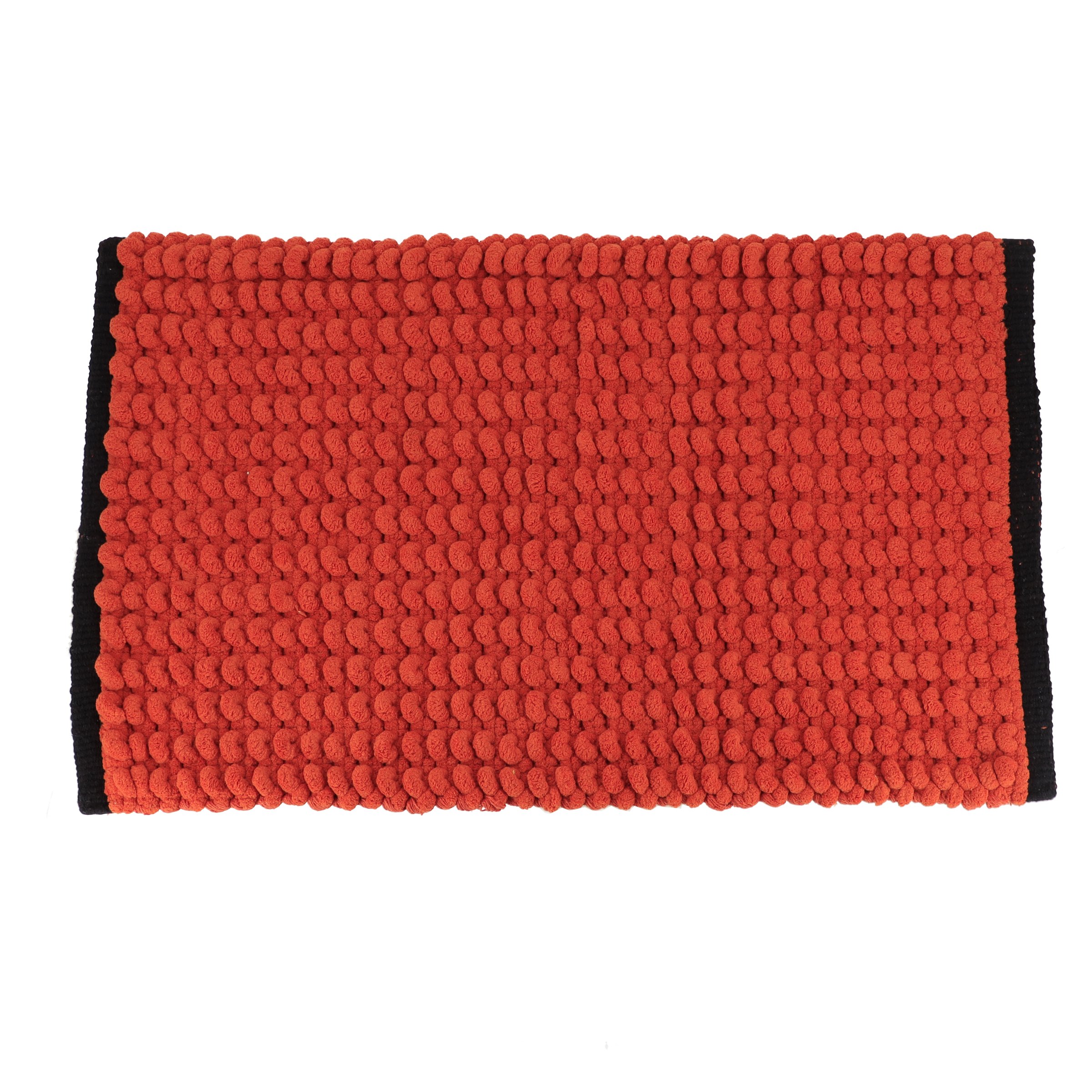 Tapis de bain (75 cm) Black Line Terracotta / noir 1
