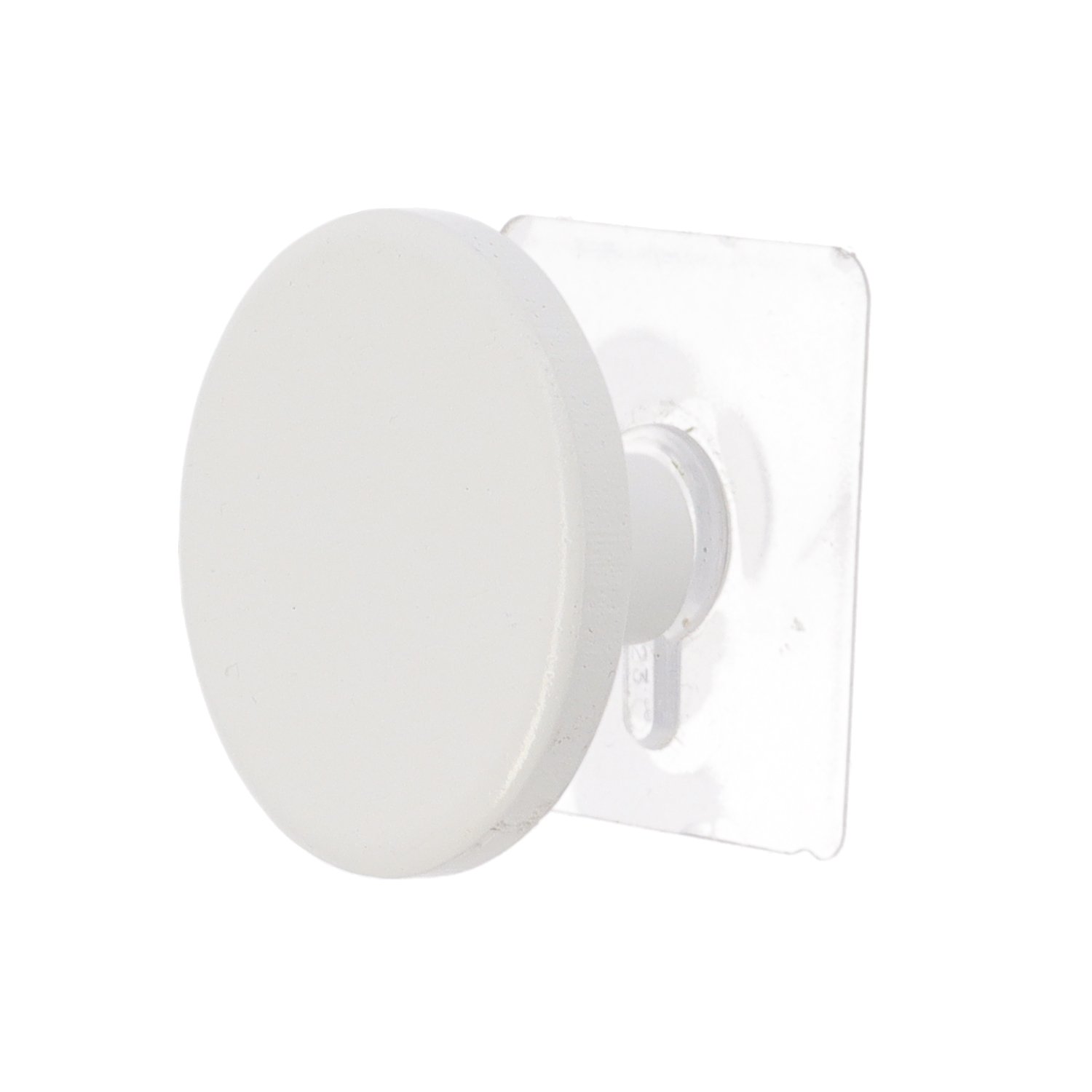 Patère adhésive (D6,5 cm) Easy Chic Blanc 1