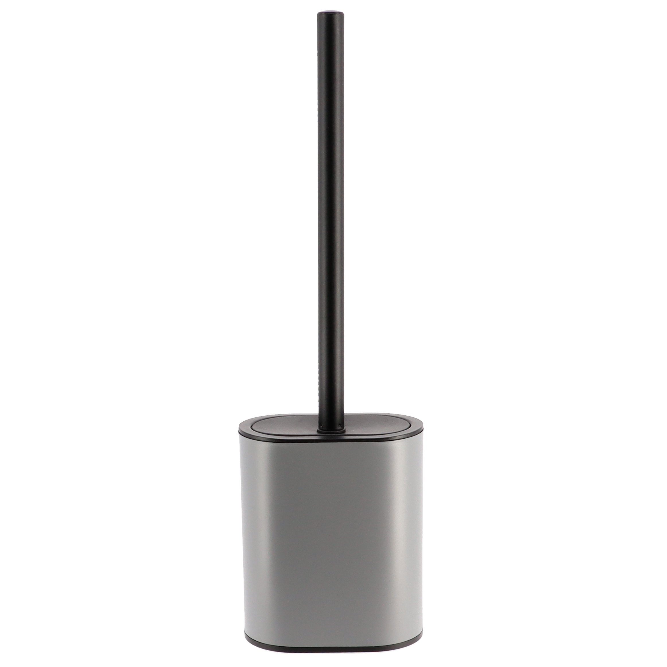 Brosse WC à tête plate Black Line Gris/Noir 1