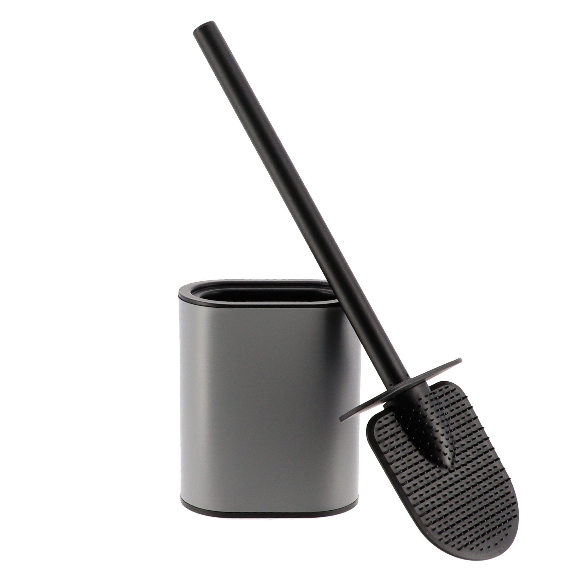 Brosse WC à tête plate Black Line Gris/Noir 3