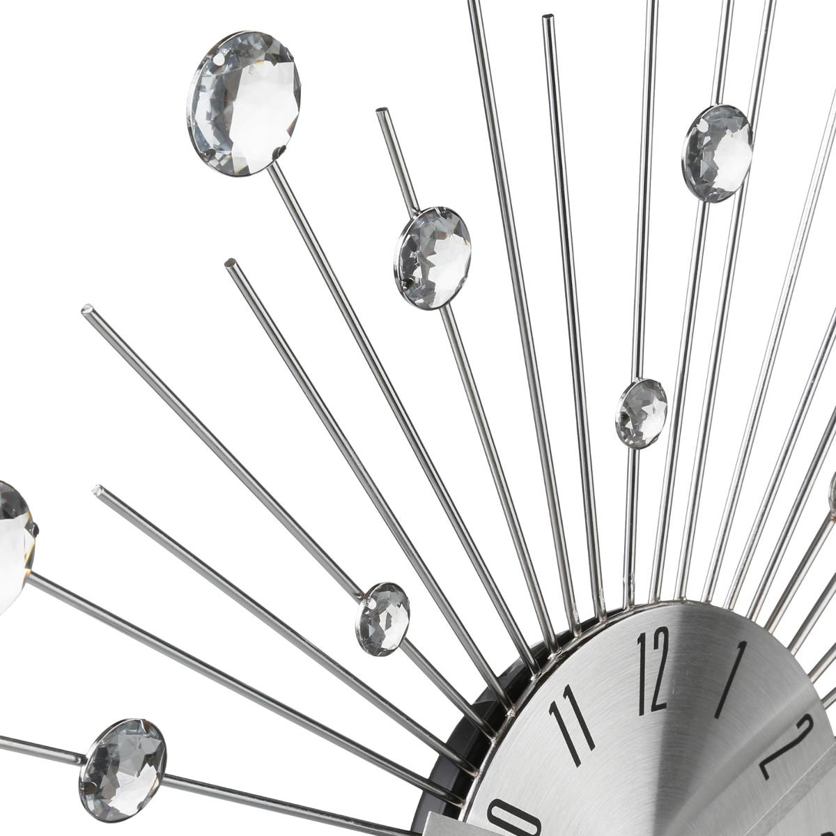 Horloge (D50) Strass Argent 127