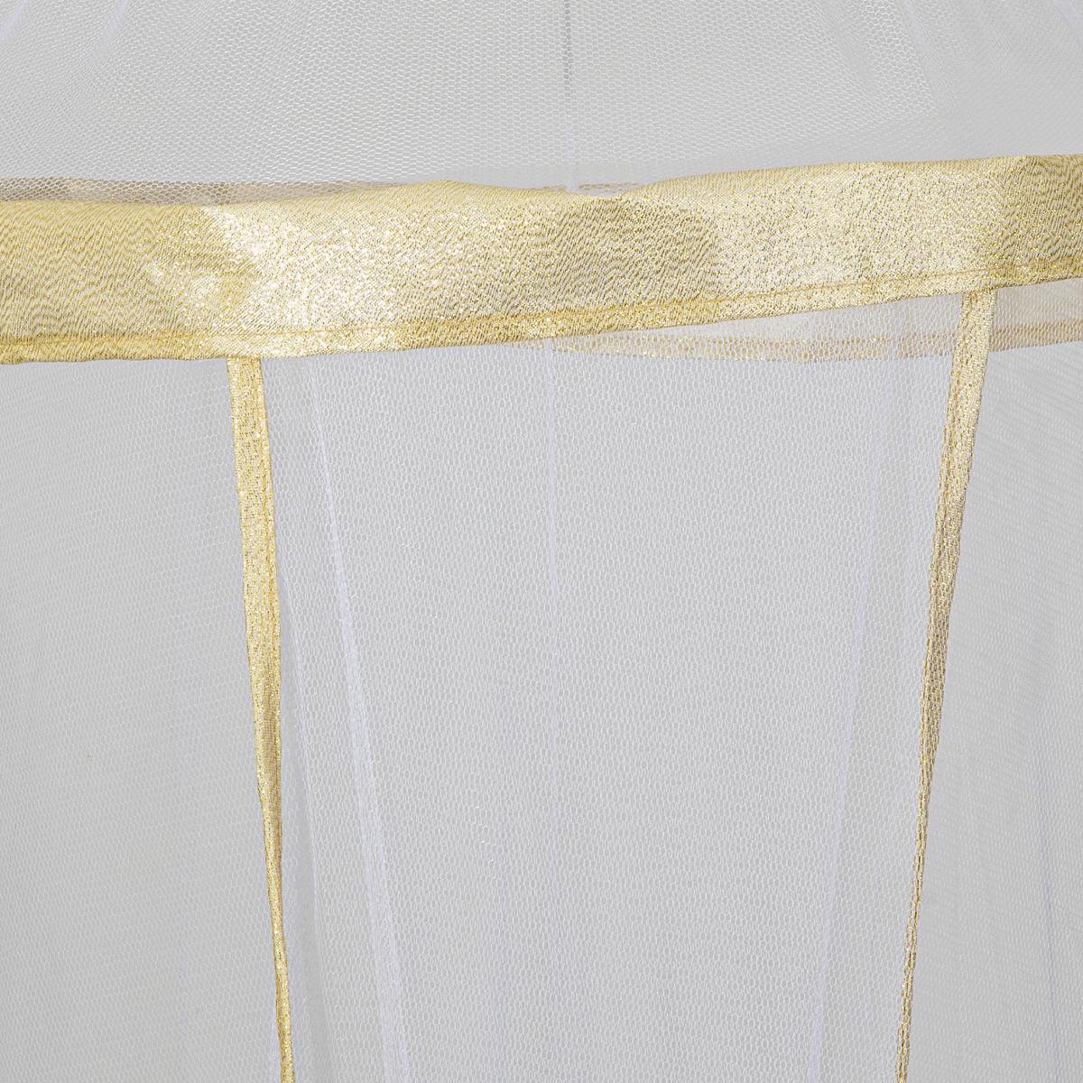 Ciel de lit enfant Bordure Blanc 3
