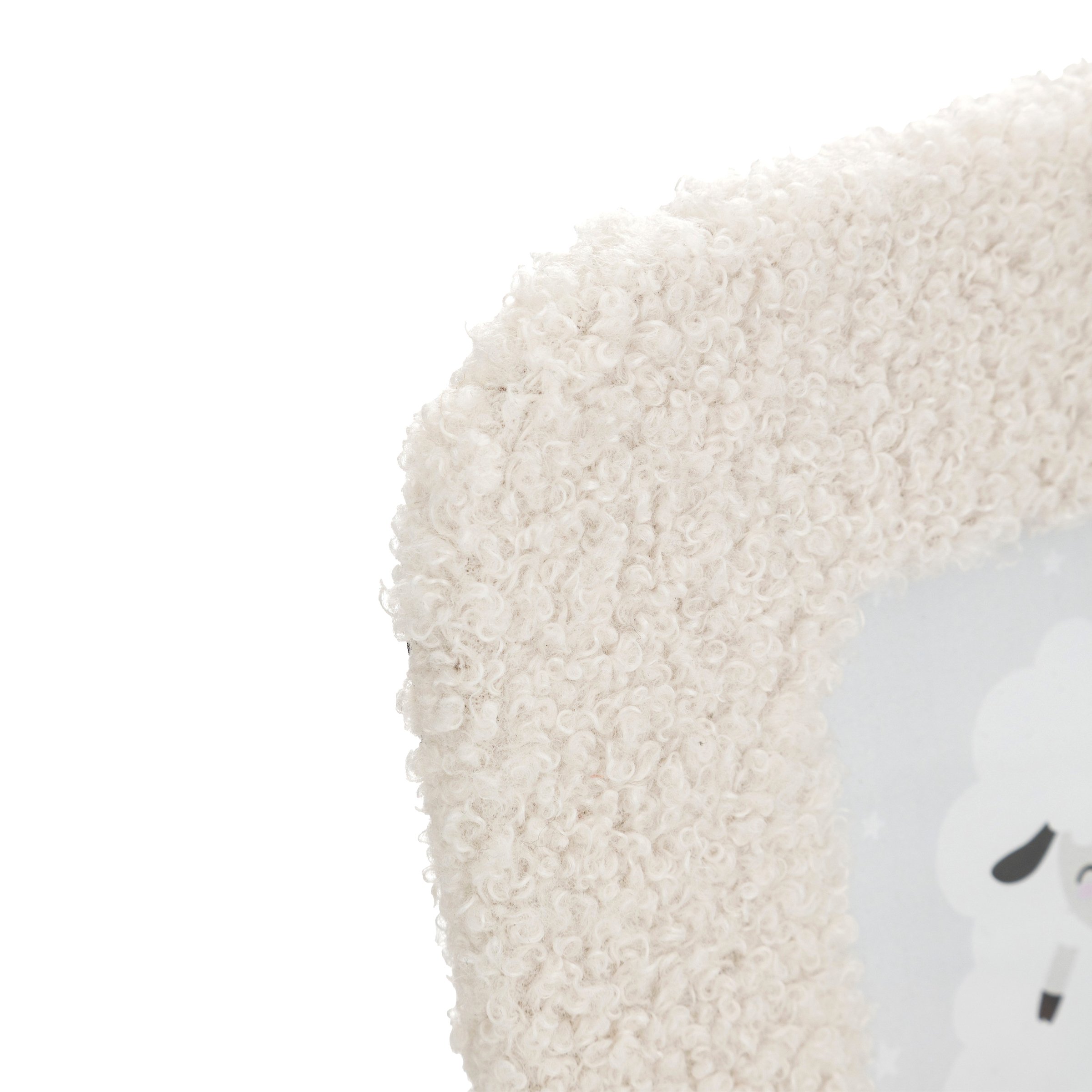 Cadre photo enfant Bouclette Blanc