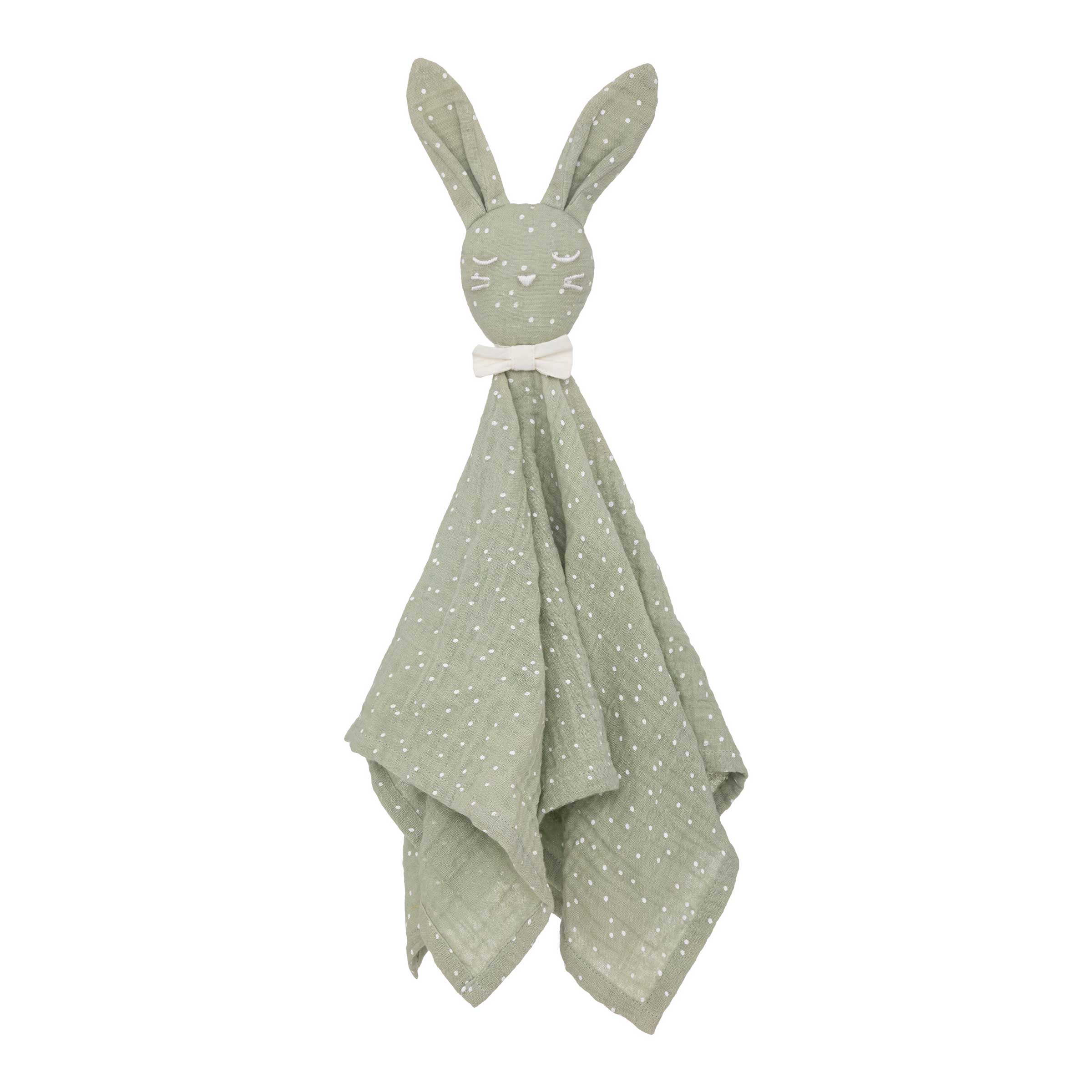 Doudou bébé Lapin Vert 1