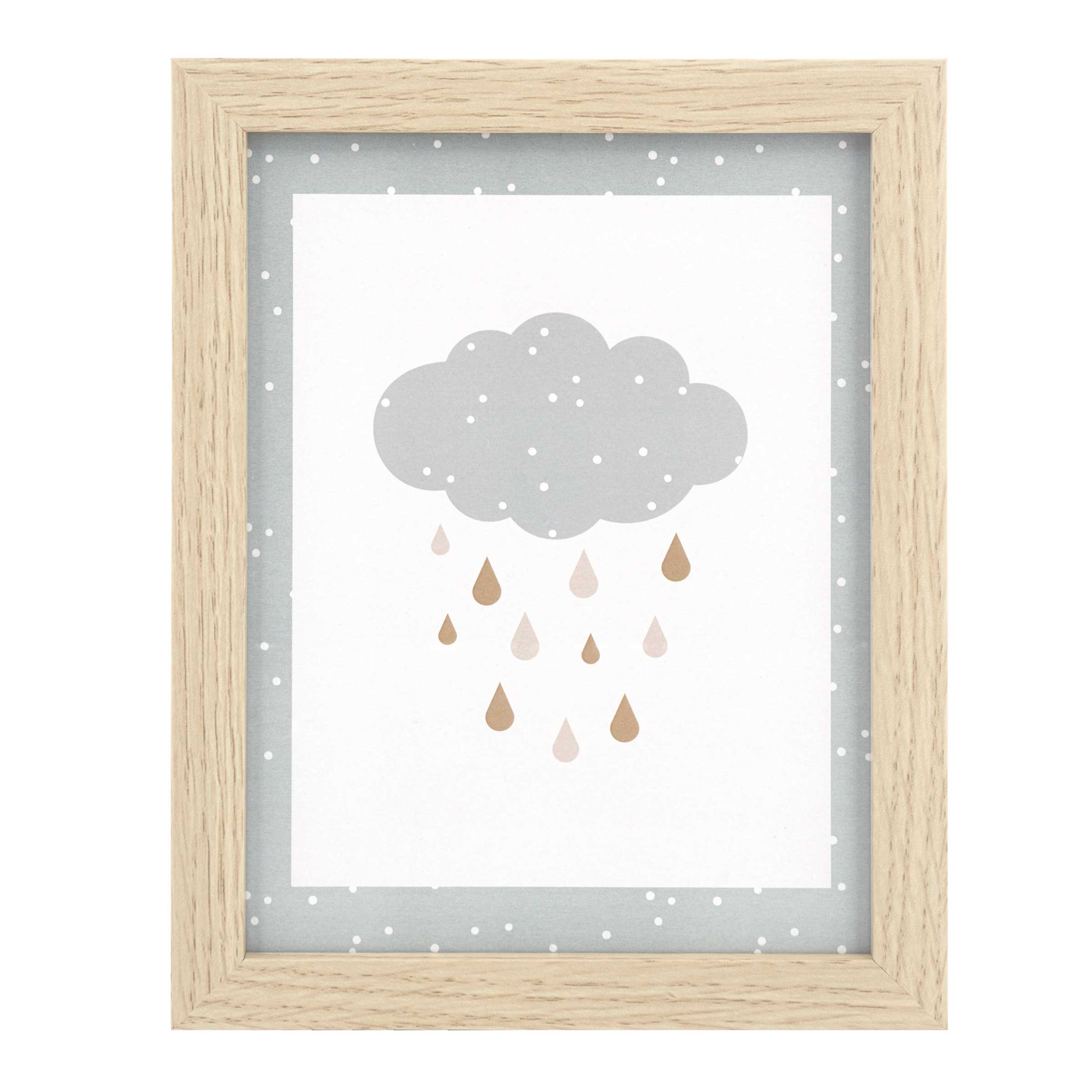 Lot de 3 cadres Arc en ciel Beige 2