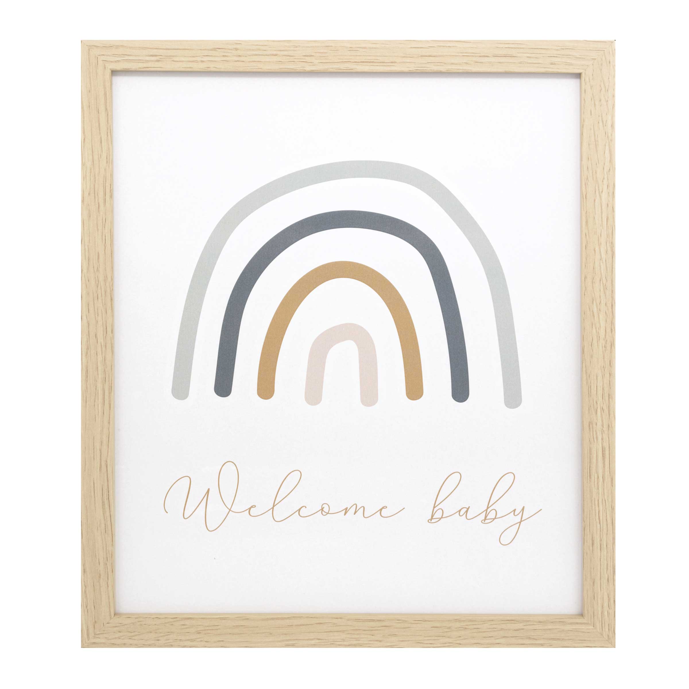 Lot de 3 cadres Arc en ciel Beige 3