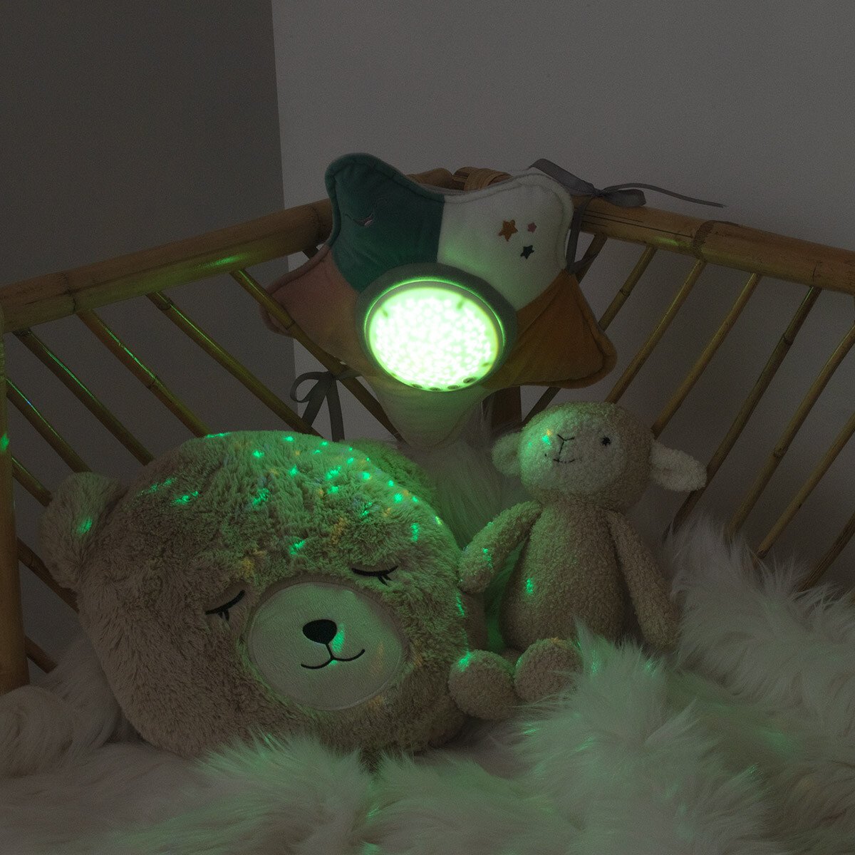 Veilleuse musicale projecteur Etoile Multicolore  4