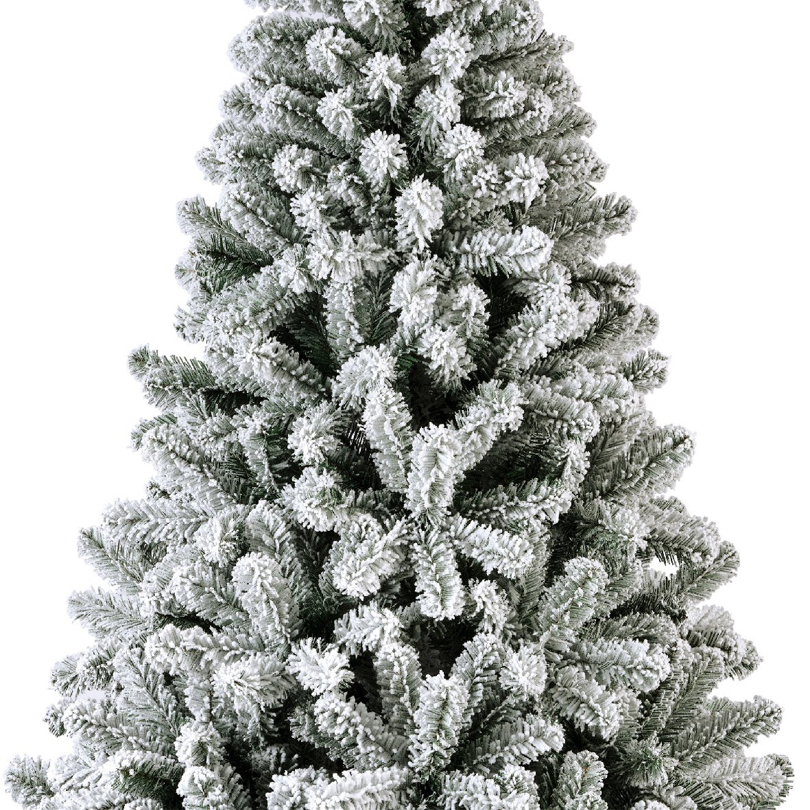 Sapin artificiel de Noël King H240 cm Vert enneigé 4
