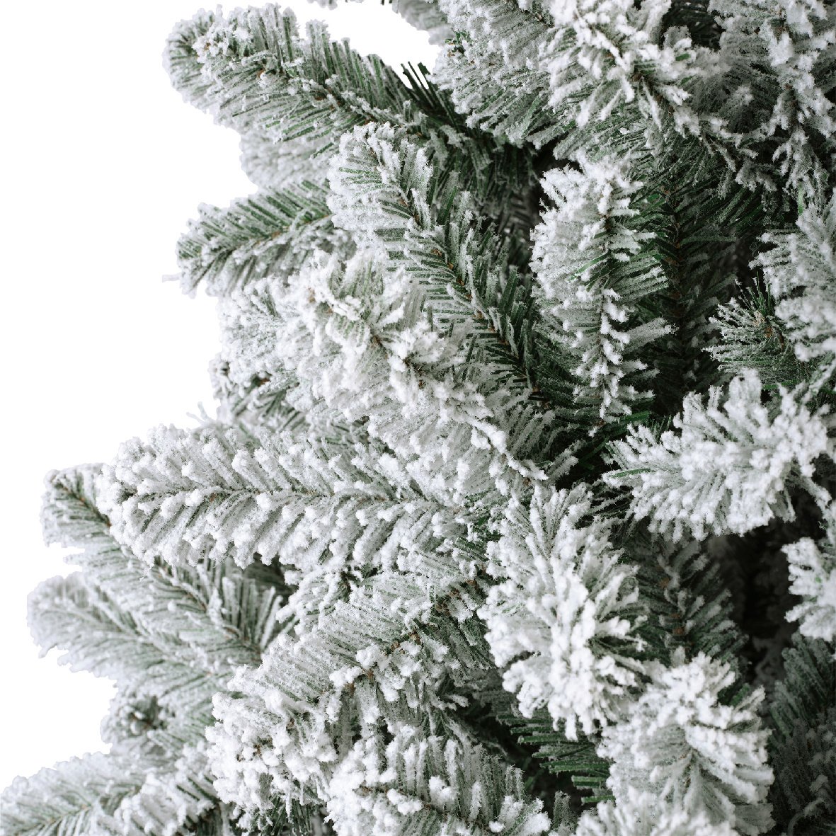 Sapin artificiel de Noël King H180 cm Vert enneigé 4