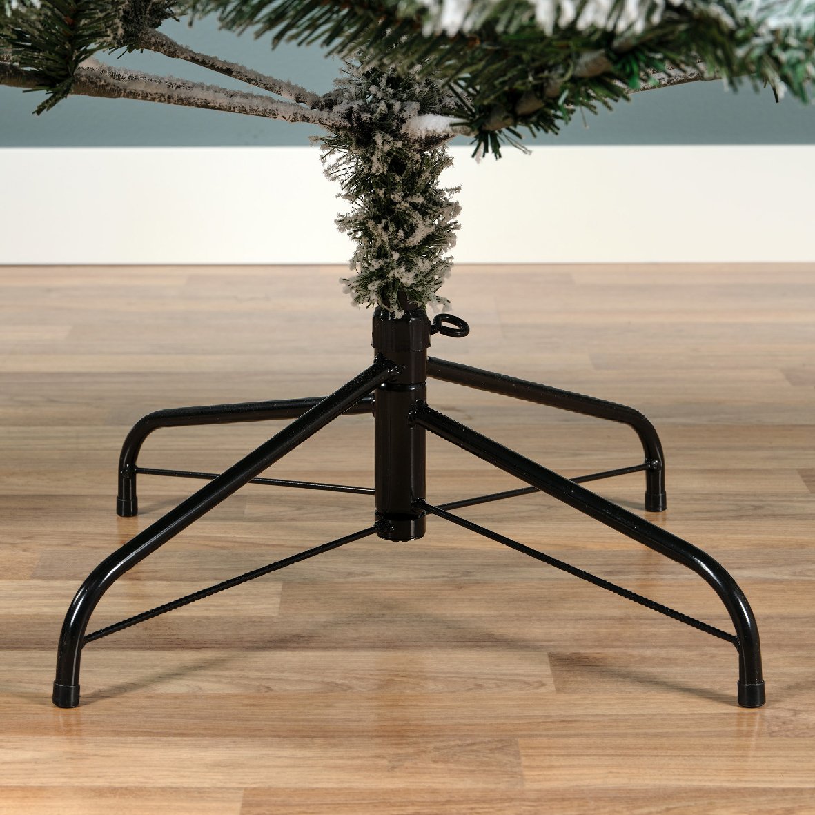 Sapin artificiel de Noël King H180 cm Vert enneigé 5