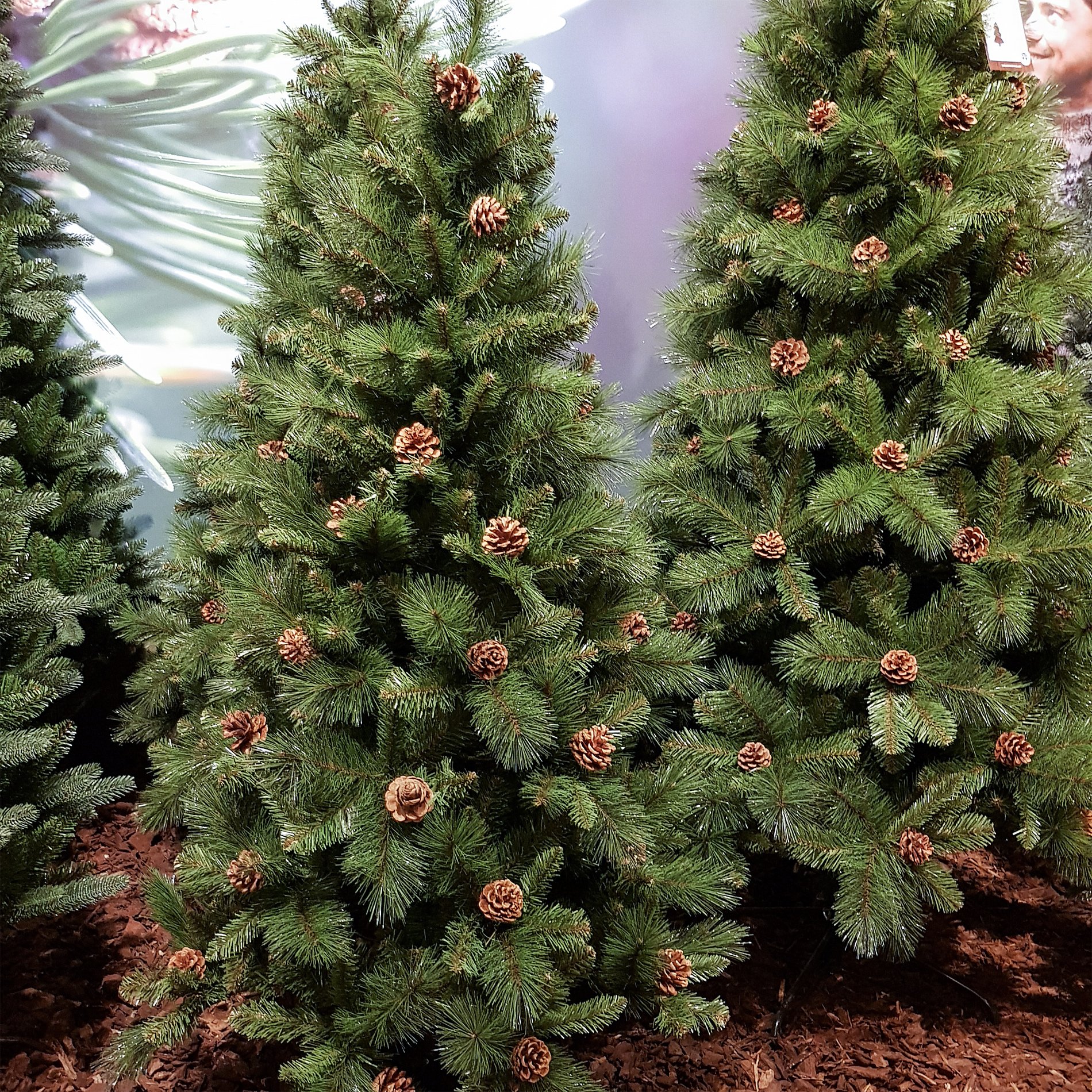 Sapin artificiel de Noël Norfolk H150 cm Vert sapin 2