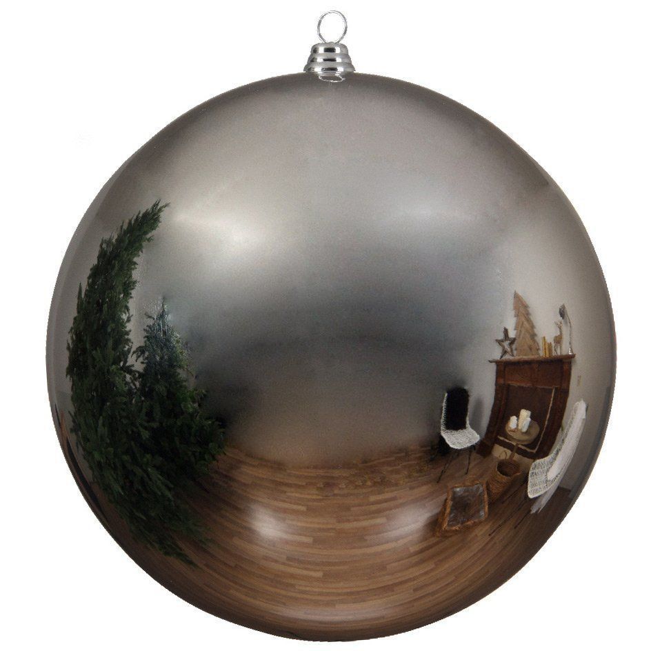 Boule de Noël (D200 mm) Alpine Argent 1