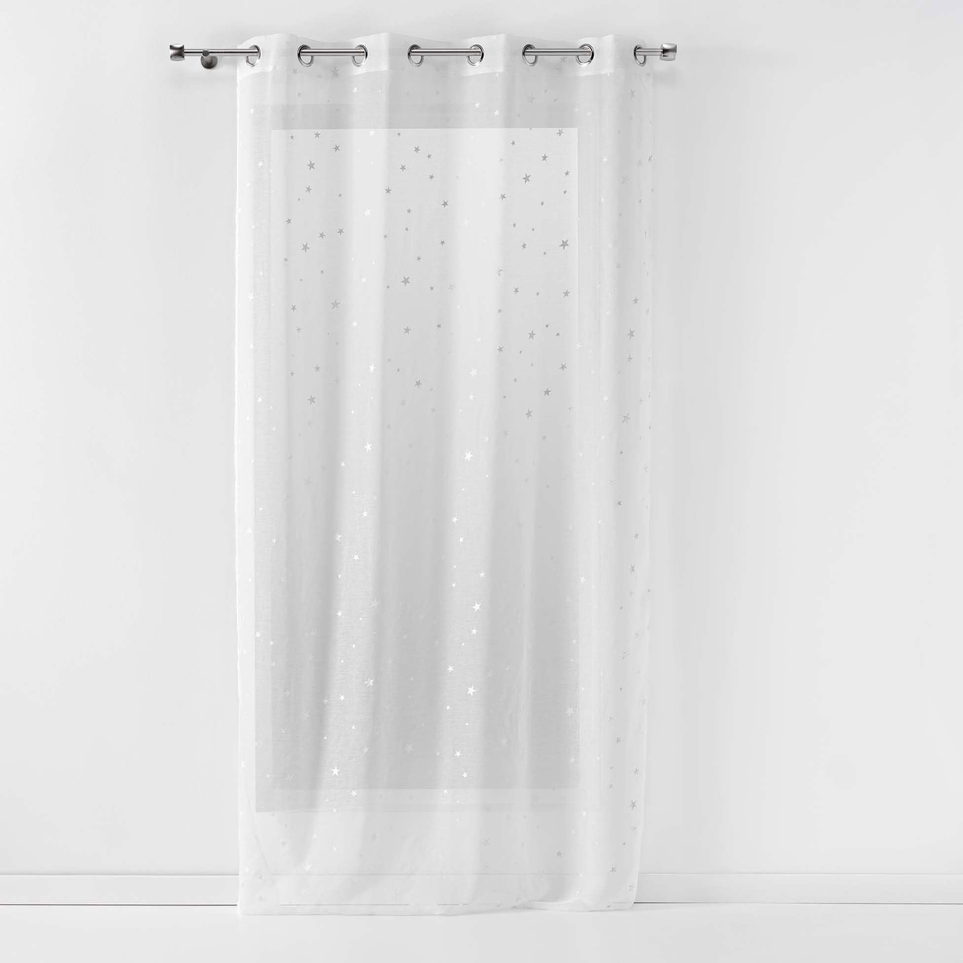 Voilage phosphorescent enfant (140 x 240 cm) Fluo night Blanc 3