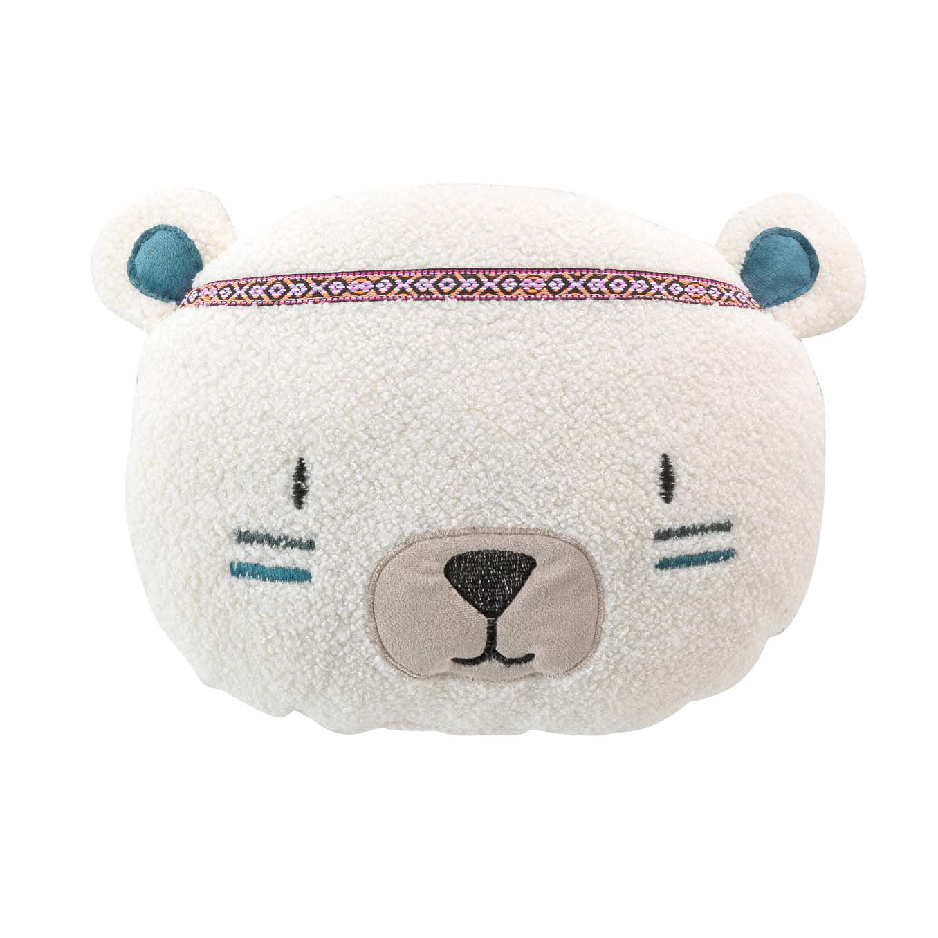 Coussin rond enfant Igloo Blanc