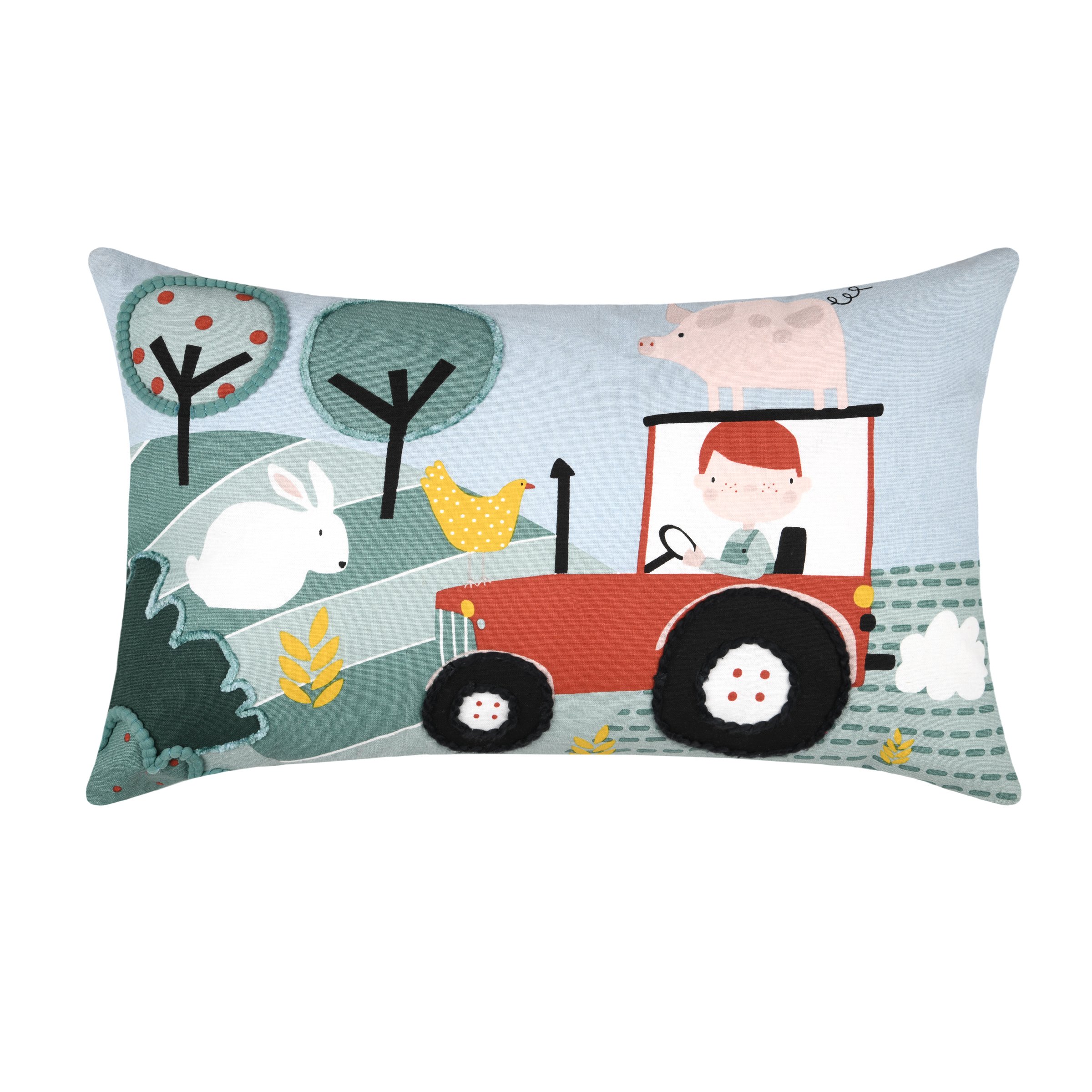 Coussin rectangulaire enfant Tom Multicolore