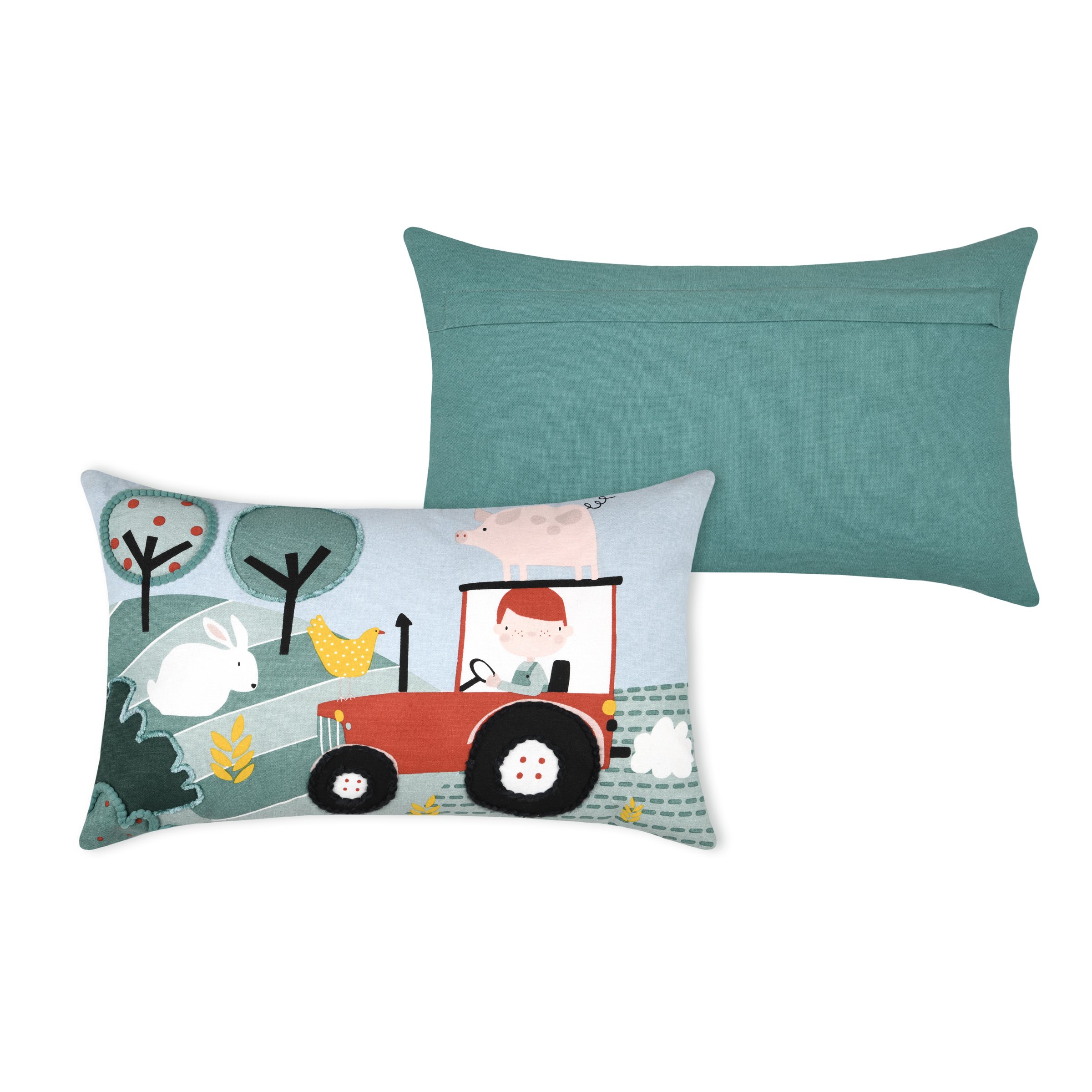 Coussin rectangulaire enfant Tom Multicolore