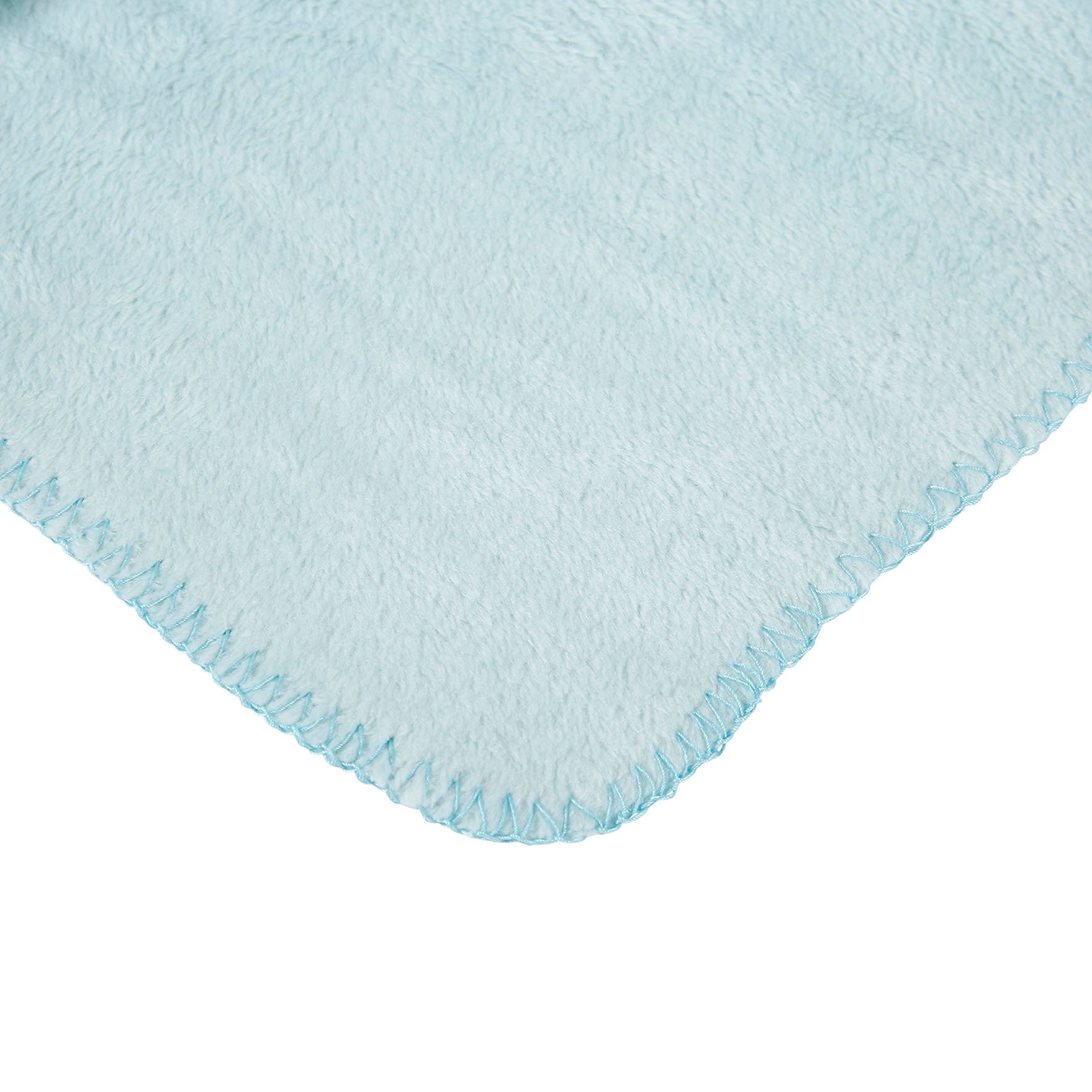 Plaid doux enfant (90 cm) et peluche Lapino Bleu 4