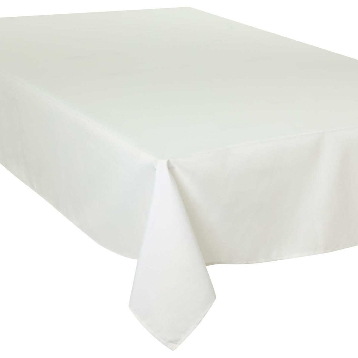 Nappe rectangulaire anti tache (L300 cm) Lina Ivoire 2