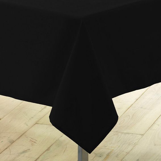 Nappe rectangulaire anti tache (L300 cm) Essentiel Noire 2