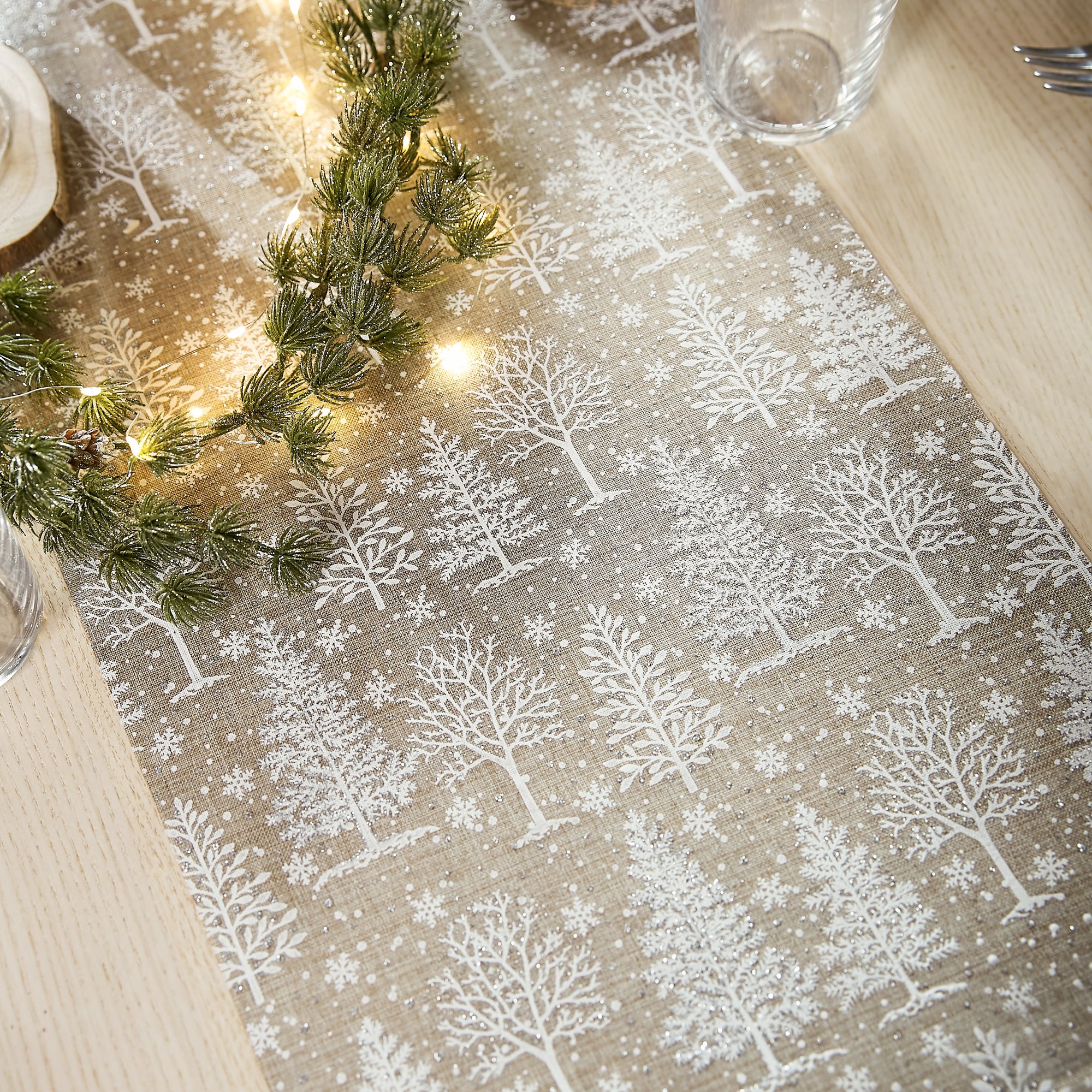 Chemin de table Foret Naturel 1