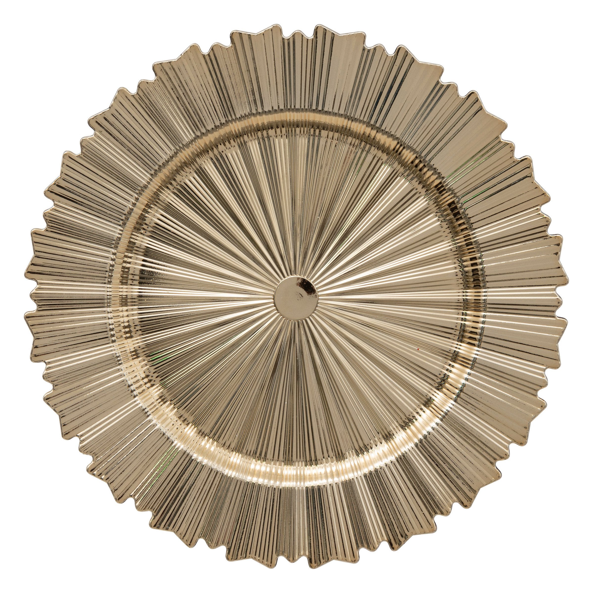 Lot de 12 dessous d'assiette Art déco Or 1